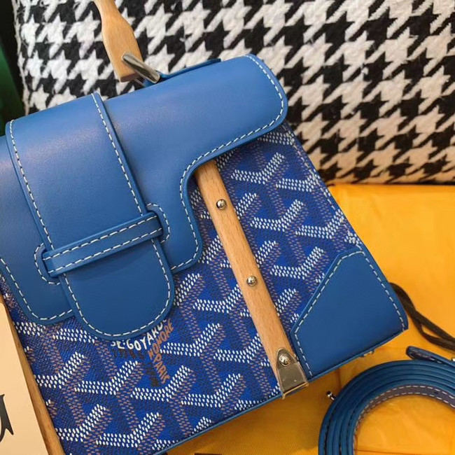 Goyard mini saigon tote bag 55632 blue