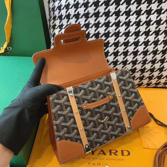 Goyard mini saigon tote bag 55632 brown