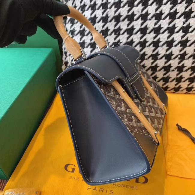 Goyard mini saigon tote bag 55632 dark blue