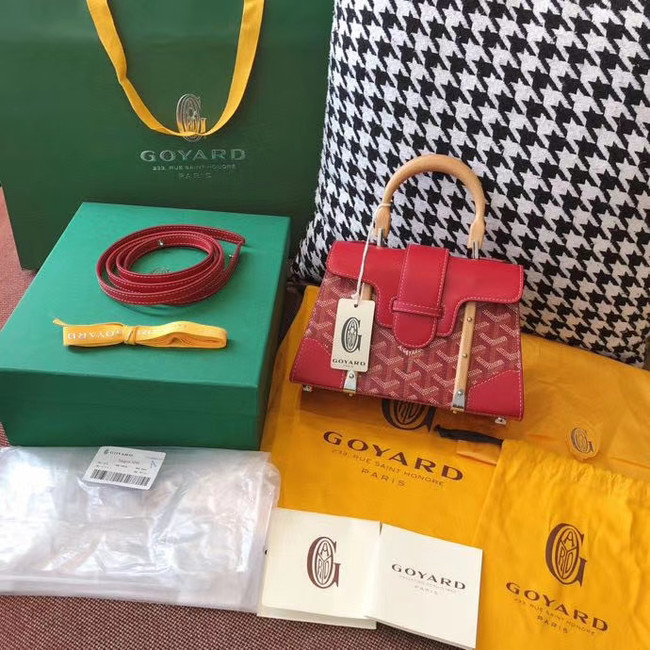 Goyard mini saigon tote bag 55632 red