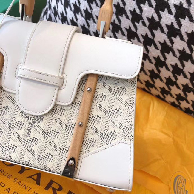 Goyard mini saigon tote bag 55632 white