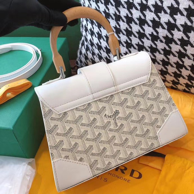 Goyard mini saigon tote bag 55632 white