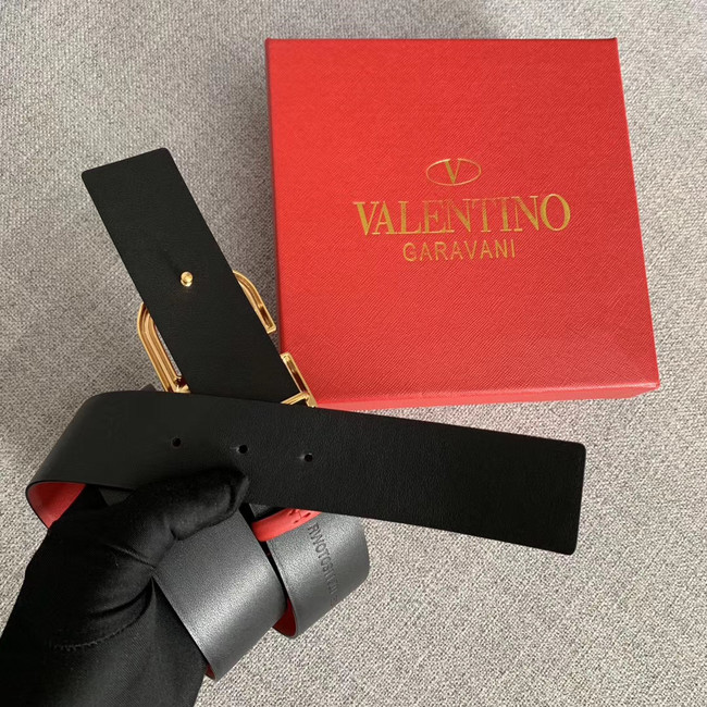 Valentino Leather Belt wide 4.0CM 3598 red