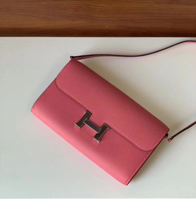 Hermes Constance to go mini Bag H4088 rose