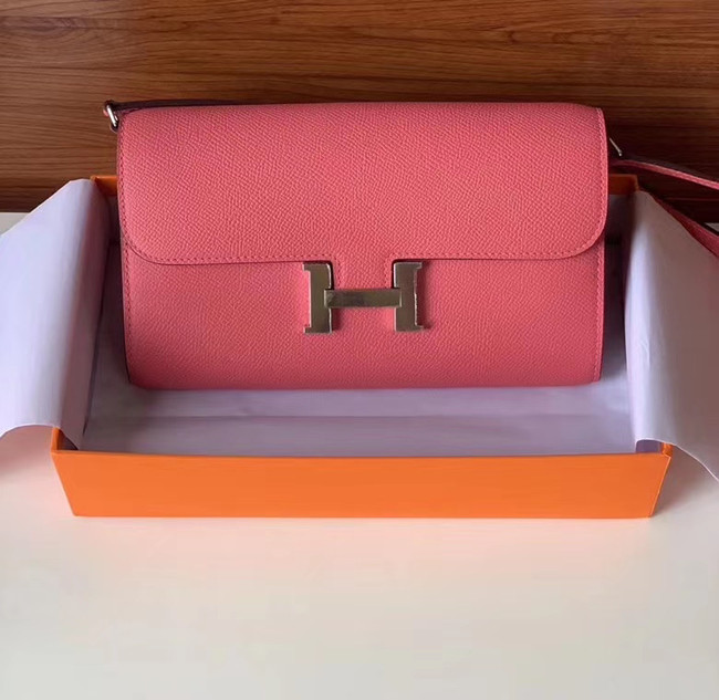 Hermes Constance to go mini Bag H4088 rose