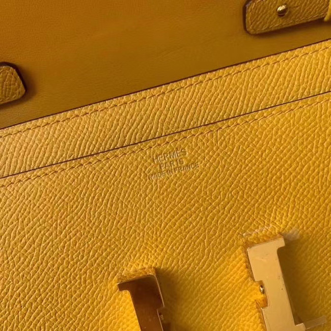 Hermes Constance to go mini Bag H4088 yellow