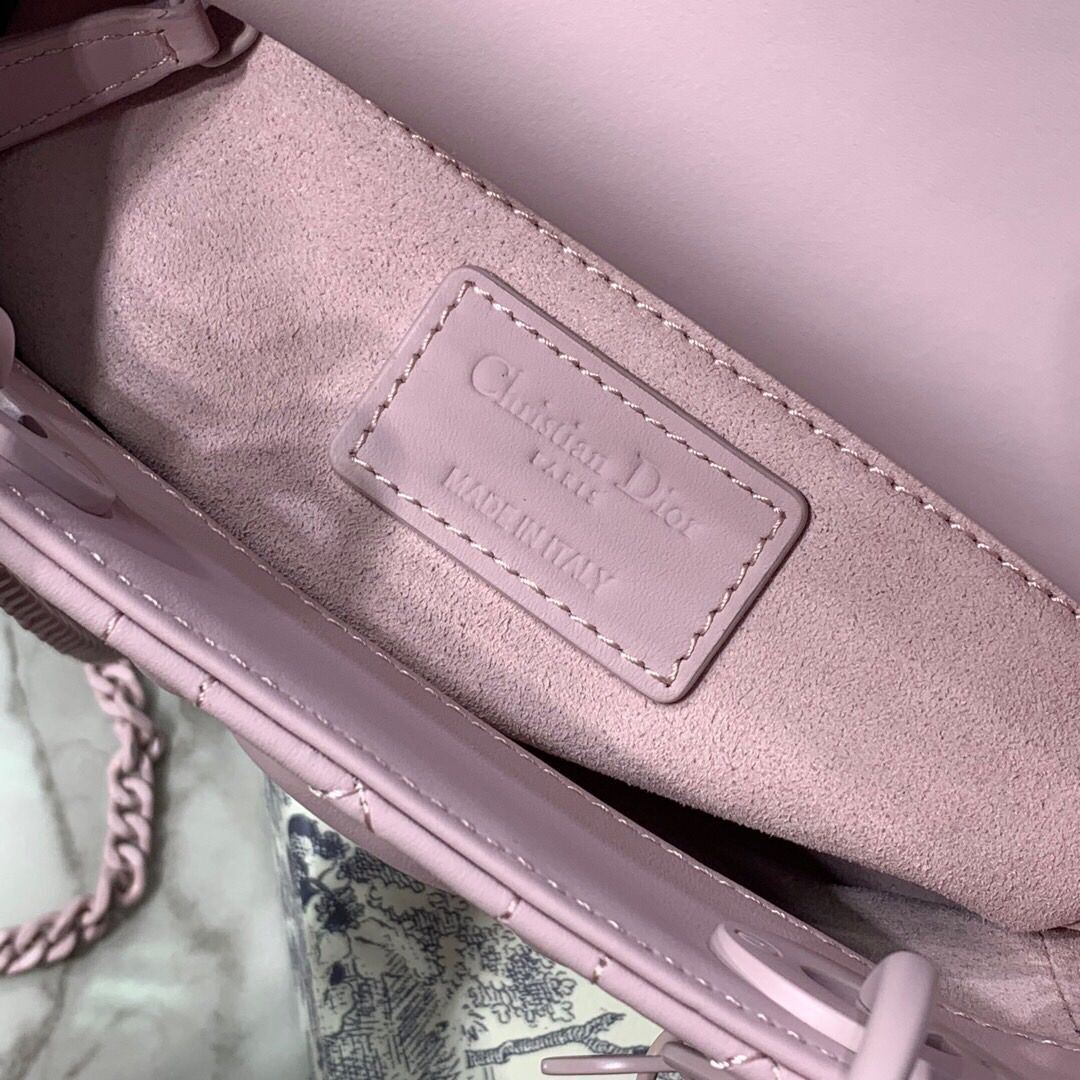 Dior Lady Dior Bag Original Sheepskin Leather CD5500 pink