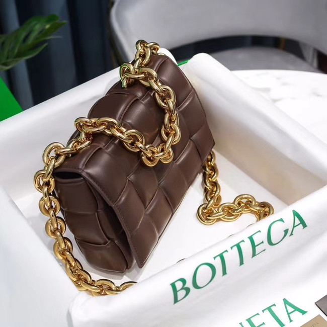 Bottega Veneta THE CHAIN CASSETTE Expedited Delivery 631421 Chocolates