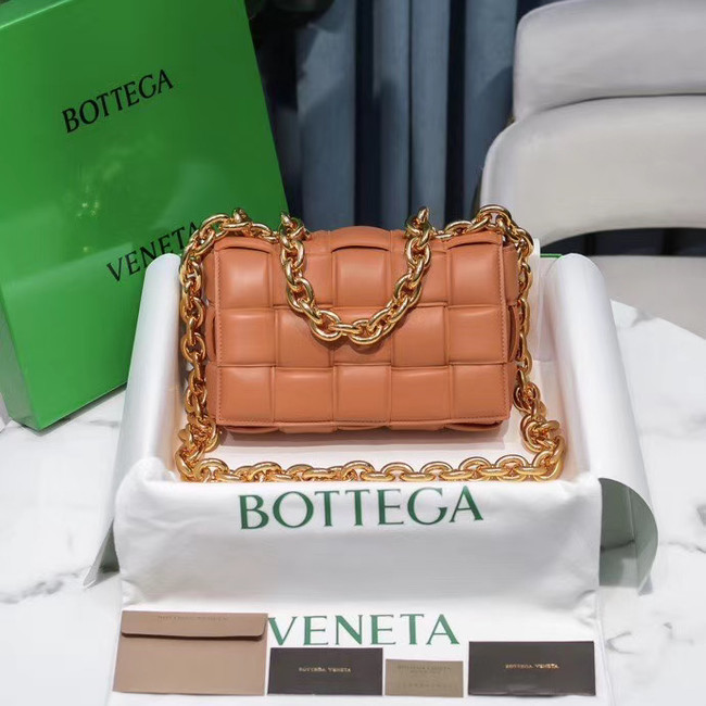 Bottega Veneta THE CHAIN CASSETTE Expedited Delivery 631421 brown