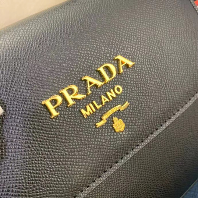 Prada Calf skin tote 1BD071 1BD209 black