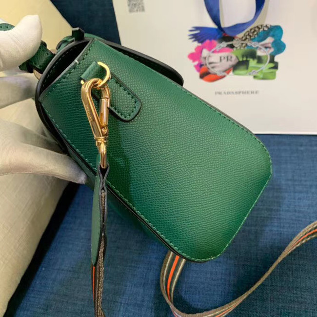 Prada Calf skin tote 1BD071 1BD209 green