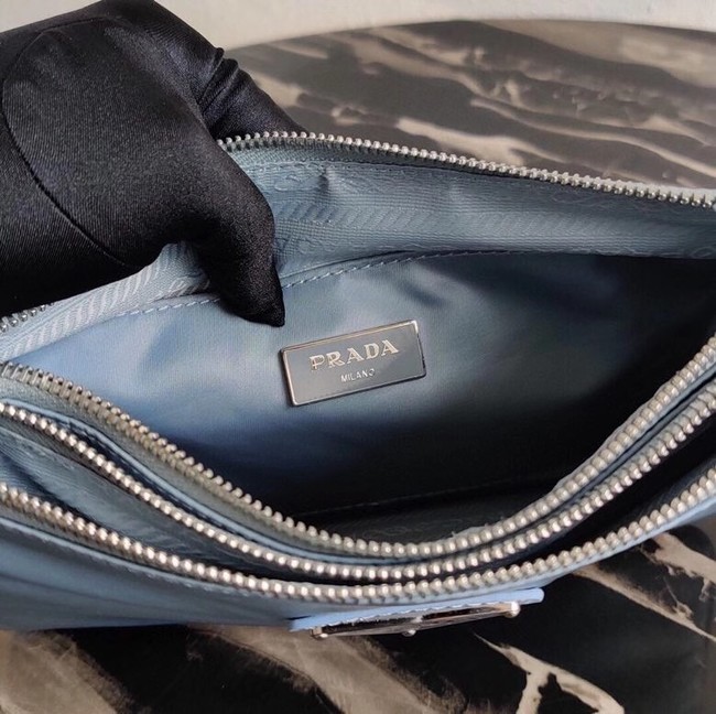 Prada Nylon Re-Edition 2000 Shoulder Bag 1BH046 light blue