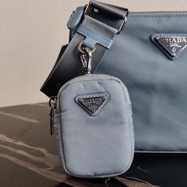 Prada Nylon Re-Edition 2000 Shoulder Bag 1BH046 light blue