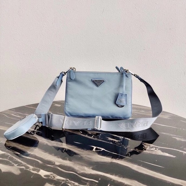 Prada Nylon Re-Edition 2000 Shoulder Bag 1BH046 light blue