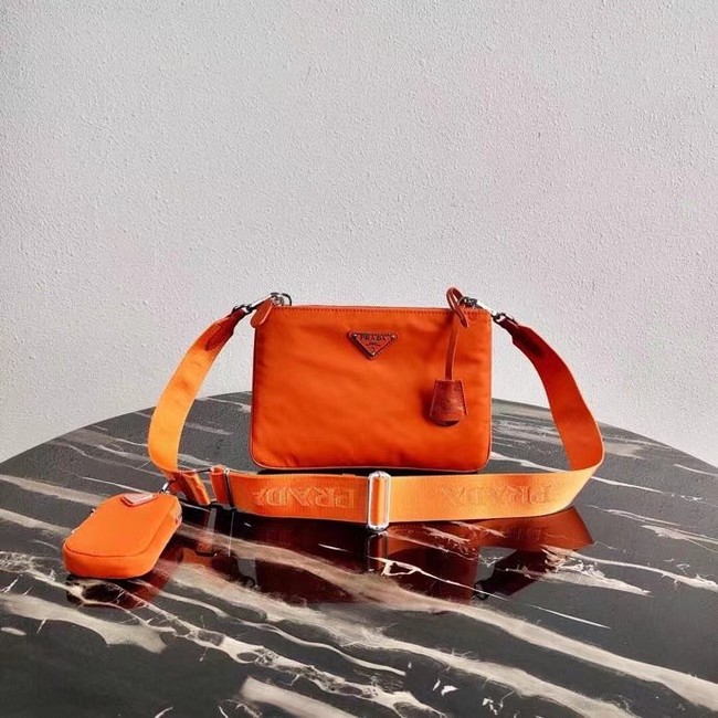 Prada Nylon Re-Edition 2000 Shoulder Bag 1BH046 orange