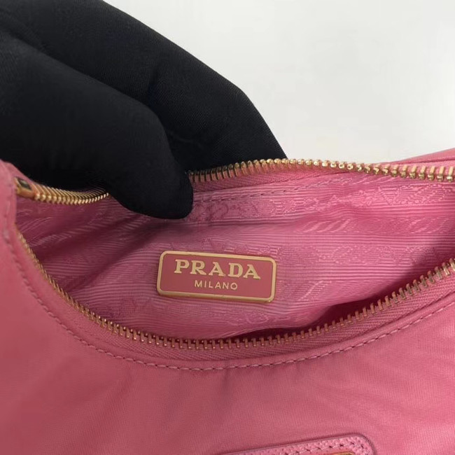 Prada Re-Edition nylon shoulder bag 1BH204 rose