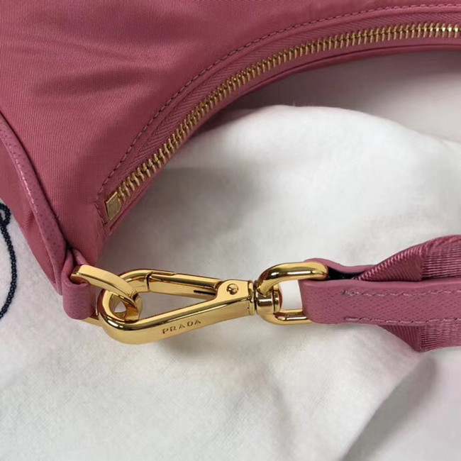 Prada Re-Edition nylon shoulder bag 1BH204 rose