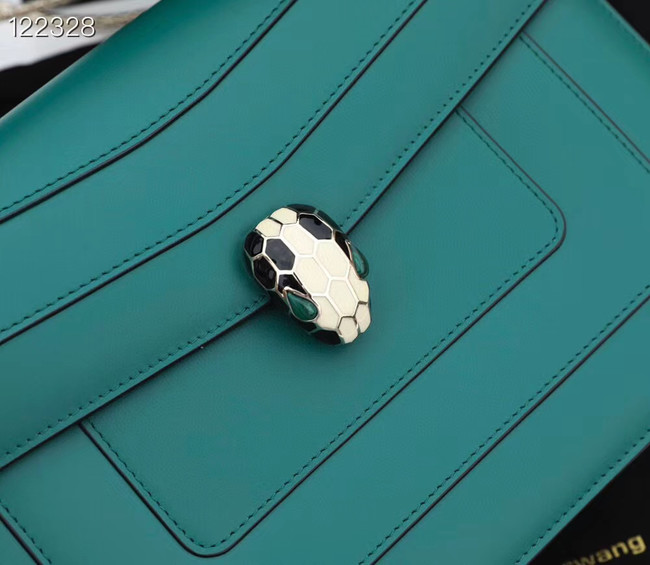 Bvlgari Serpenti Forever leather crossbody bag 20288 Emerald