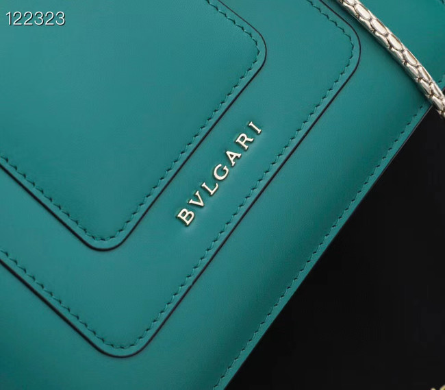 Bvlgari Serpenti Forever leather small crossbody bag 20289 Emerald