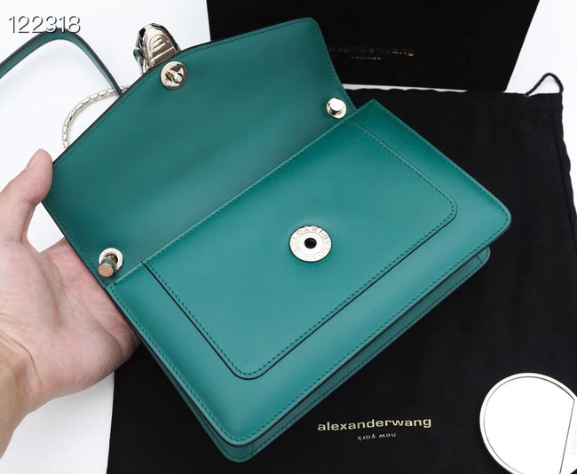 Bvlgari Serpenti Forever leather small crossbody bag 28090 Emerald