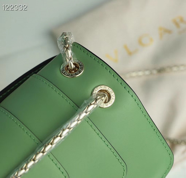 Bvlgari Serpenti Forever leather small crossbody bag 29286 green