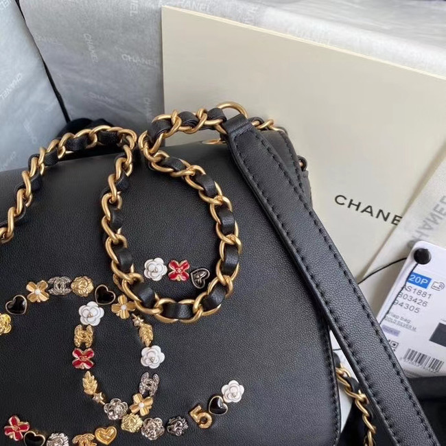 Chanel Original Lather Flap Bag AS3699 black