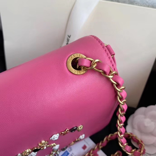 Chanel Original Lather Flap Bag AS3699 rose