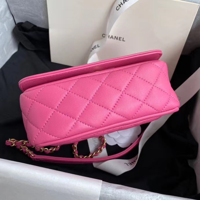 Chanel Original Lather Flap Bag AS3699 rose