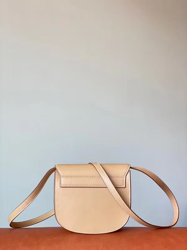 Yves Saint Laurent Kaia Calfskin Leather Shoulder Bag Y635627 Light Brown