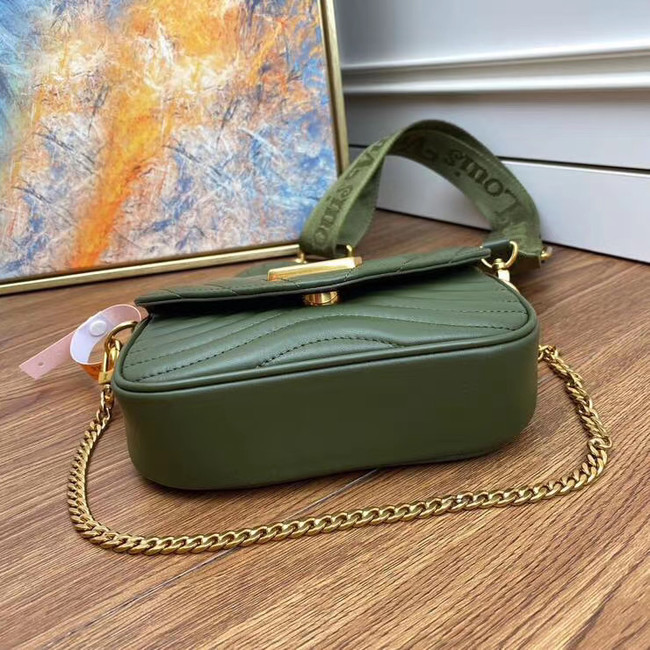 Louis Vuitton Original NEW WAVE MULTI-POCHETTE M56461 green