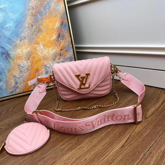 Louis Vuitton Original NEW WAVE MULTI-POCHETTE M56461 pink