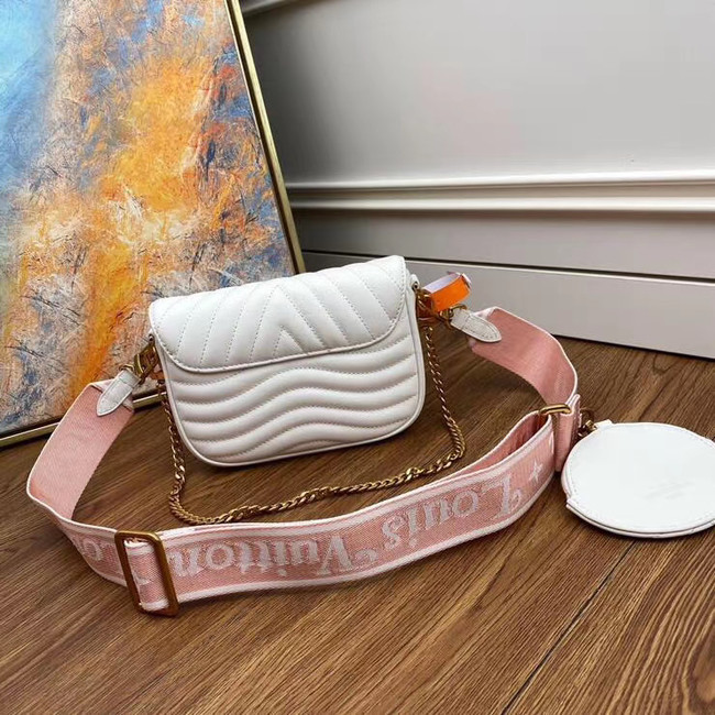 Louis Vuitton Original NEW WAVE MULTI-POCHETTE M56461 white