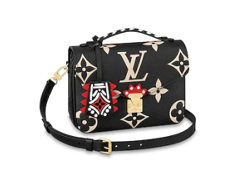 Louis vuitton original LV CRAFTY POCHETTE METIS M45384 black