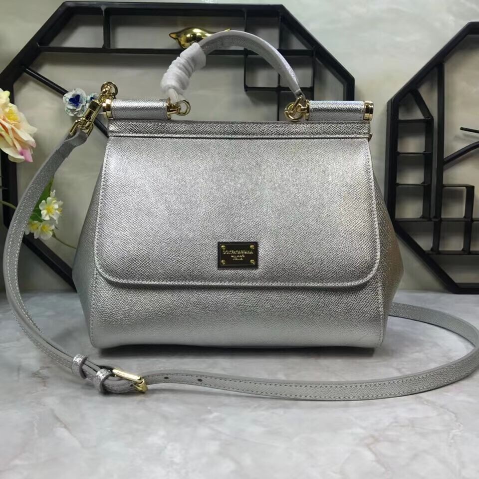 Dolce & Gabbana Origianl Leather 4136 silver