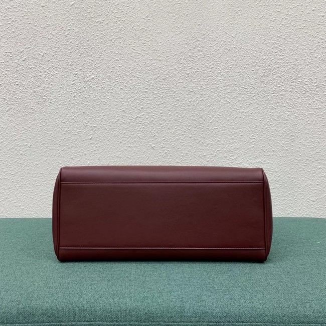 Celine LARGE SOFT 16 BAG IN SUPPLE GRAINED CALFSKIN 194043 Burgundy