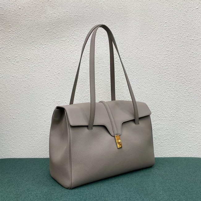 Celine LARGE SOFT 16 BAG IN SUPPLE GRAINED CALFSKIN 194043 GREY