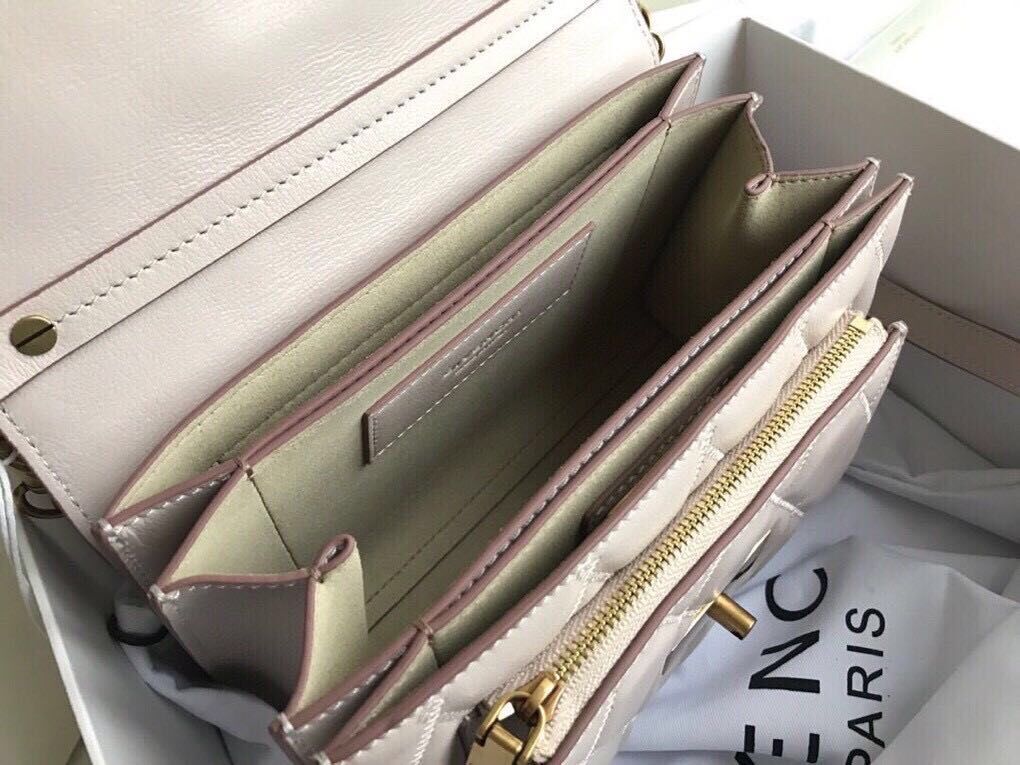 GIVENCHY Original Leather Shoulder Bag 6314 Beige