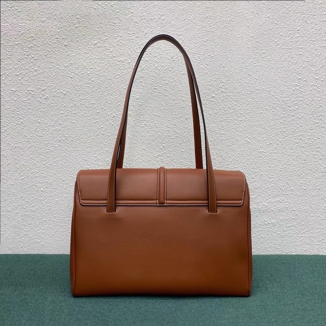 Celine LARGE SOFT 16 BAG IN SUPPLE GRAINED CALFSKIN 194043 Brown