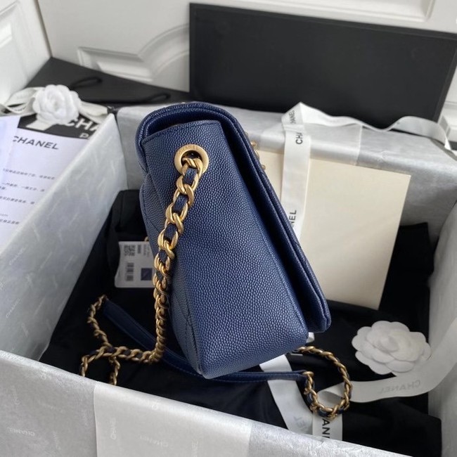 Chanel Original Lather Flap Bag AS36555 blue