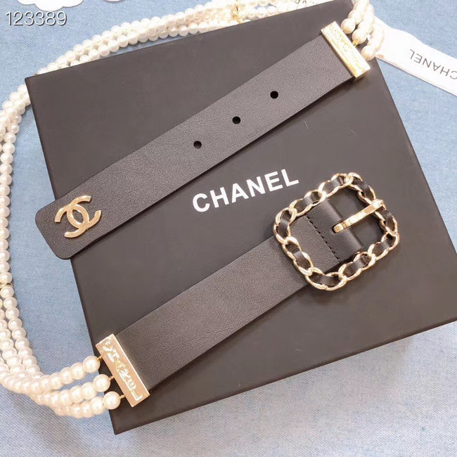 Chanel Original Calf Leather 3601 black