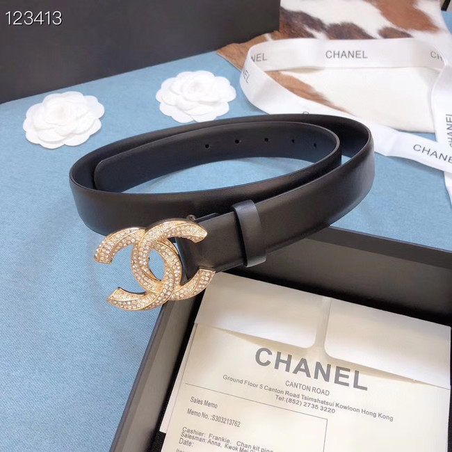 Chanel Original Calf Leather 3602 black