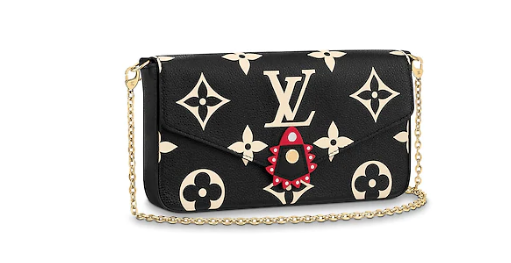 Louis Vuitton LV CRAFTY POCHETTE FELICIE Chain Bag M69515 black