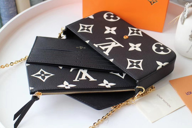 Louis Vuitton LV CRAFTY POCHETTE FELICIE Chain Bag M69515 black