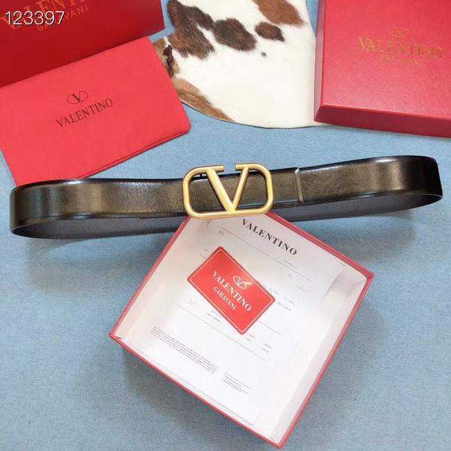 Valentino Original Calf Leather Belt wide 4.0CM 3603 gold