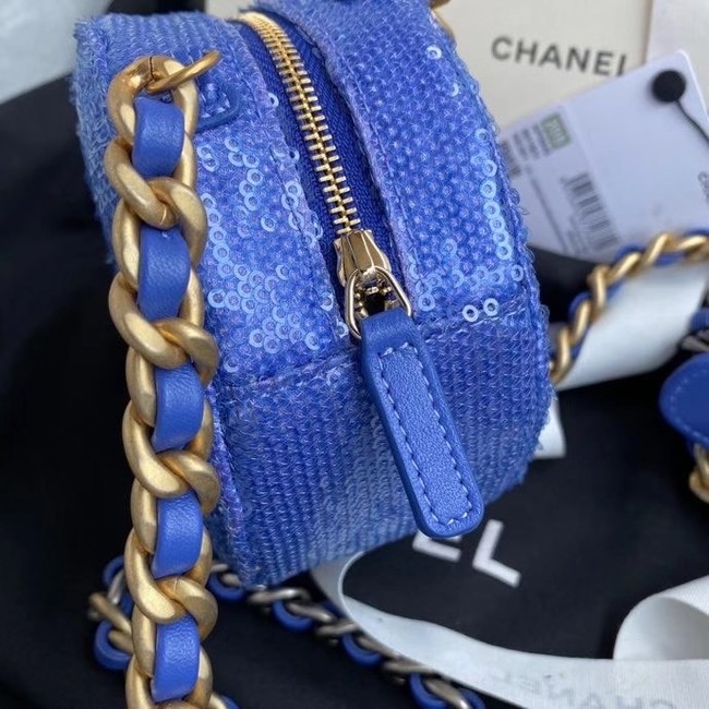 Chanel 19 chain Bag AP0945 blue