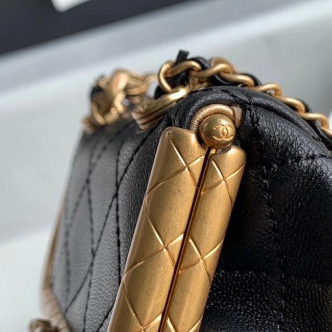 Chanel Original Magnet buckle bag AS1885 black