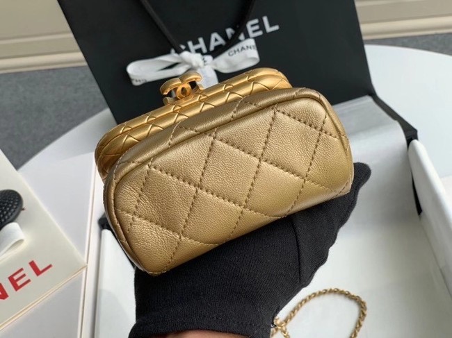 Chanel Original mini Magnet buckle bag AS1885 gold