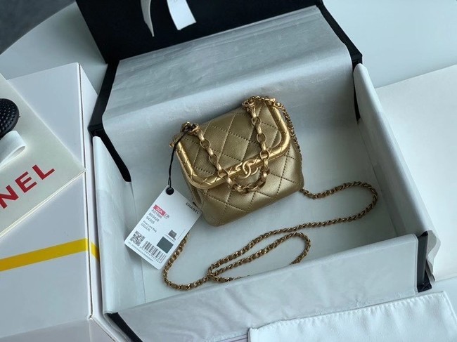 Chanel Original mini Magnet buckle bag AS1885 gold