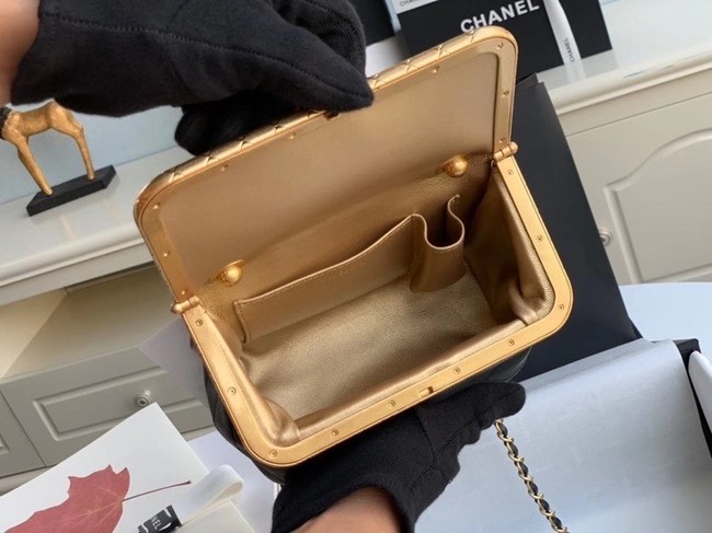 Chanel Original mini Magnet buckle bag AS1886 black
