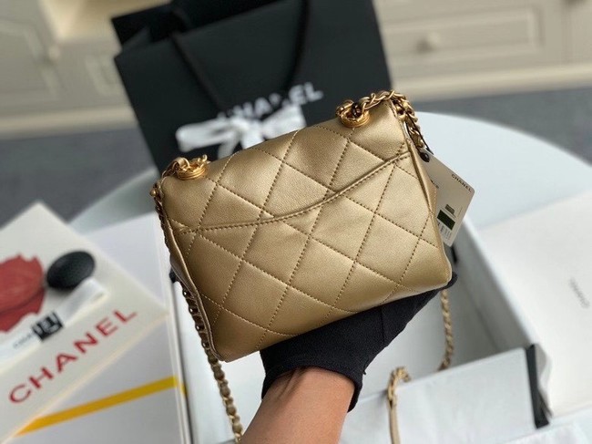 Chanel Original mini Magnet buckle bag AS1886 gold